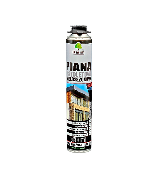 BAUM Pianka montażowa pistoletowa 750ml