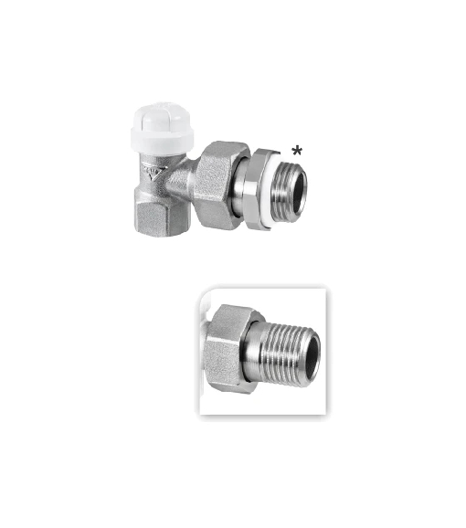 RBM Zawór powrotny kątowy 3/8"