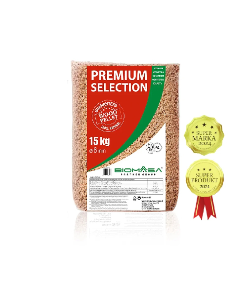 Biomasa pellet drzewny Premium Selection 6mm 15kg