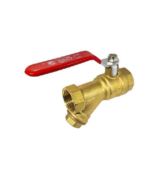 Zawór kulowy z filtrem