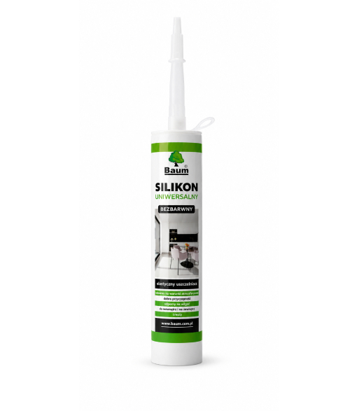 Silikon uniwersalny bezbarwny 280 ml