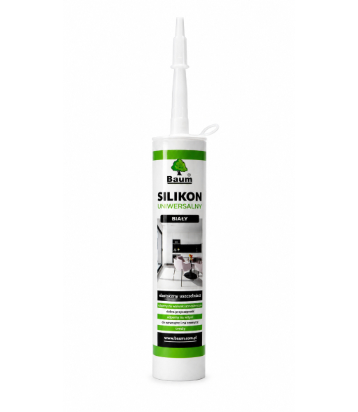 BAUM Silikon uniwersalny biały 280 ml