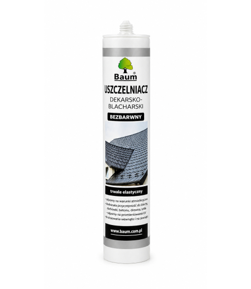 Uszczelniacz dekarski bezbarwny 280 ml