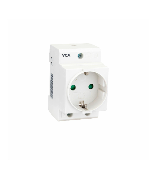 VCX Gniazdo na szynę schuko 230V 16A 2P