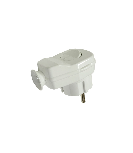 Wtyczka kątowa 1F 10/16A z wyłącznikiem