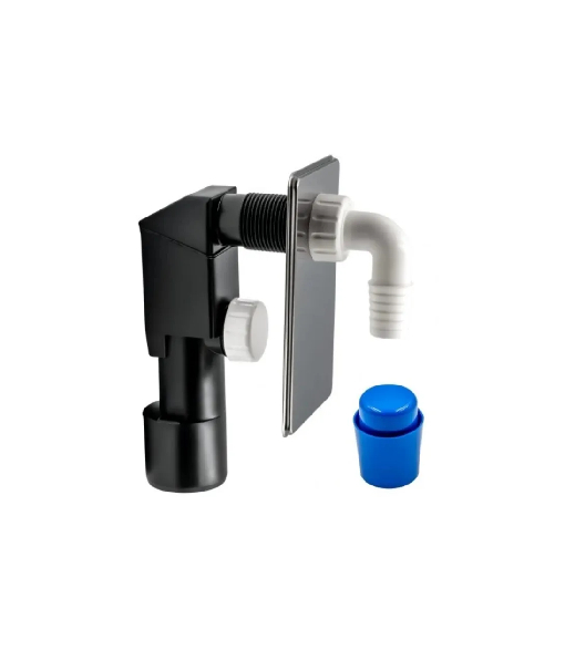 Syfon podtynkowy do pralki chrom 40/50mm