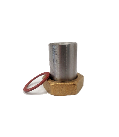 Śrubunek spawlany wymiennika płytowego 1"