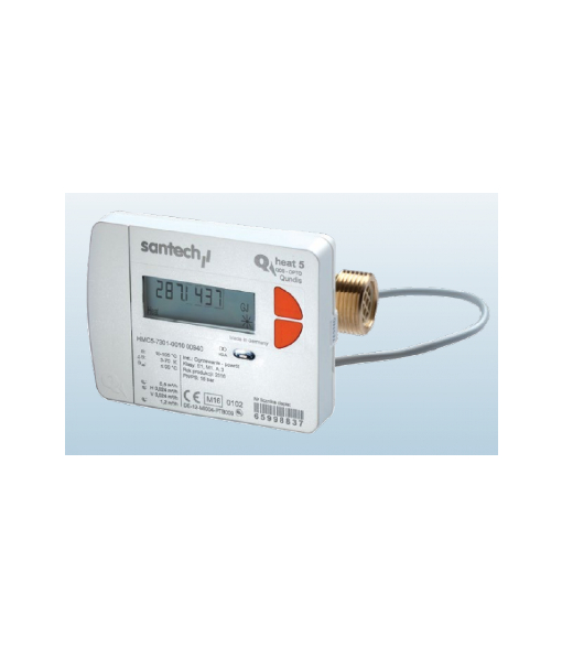 QHEAT Ciepłomierz 0,6m3/h 1/2" zasilanie (QH5J-000-00-0)Z