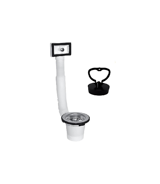 PLASTBRNO Odpływ zlewozmywakowy z przelewem pionowy 6/4" EDV0300