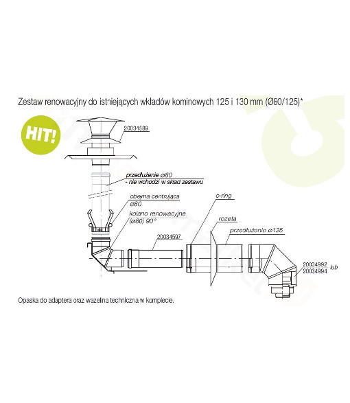 BERETTA Zestaw renowacyjny 80/125 27008428